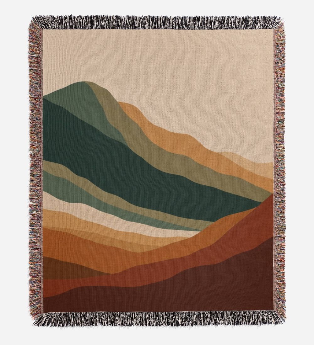 Valley Path Woven Blanket