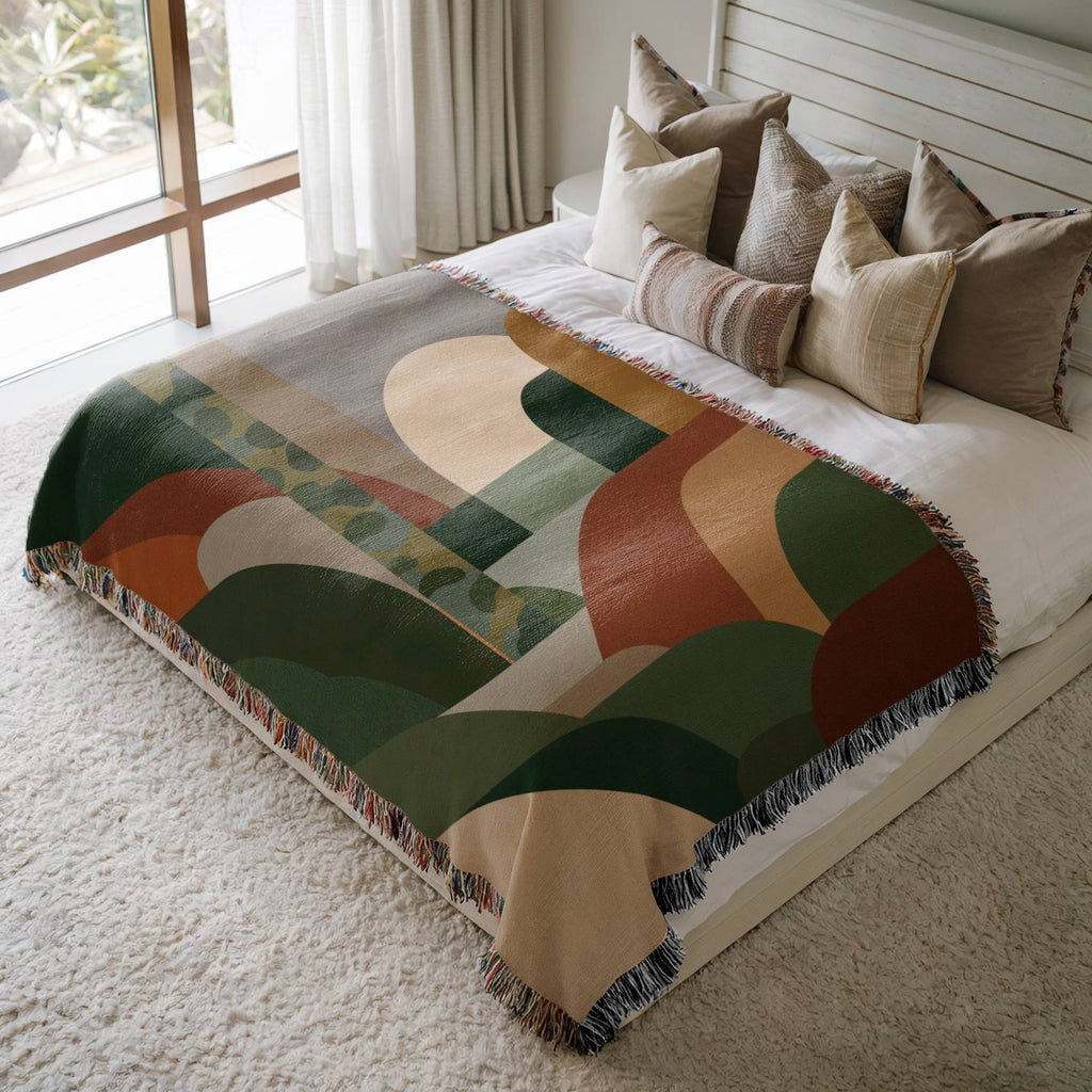 Canyon Mist Woven Blanket