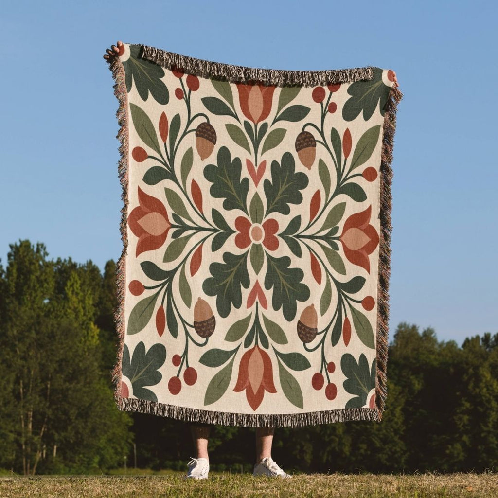 Autumn Heritage Woven Blanket