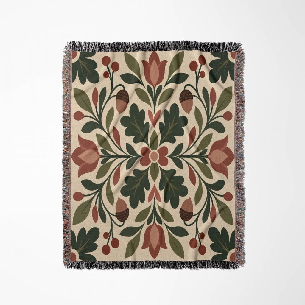 Autumn Heritage Woven Blanket