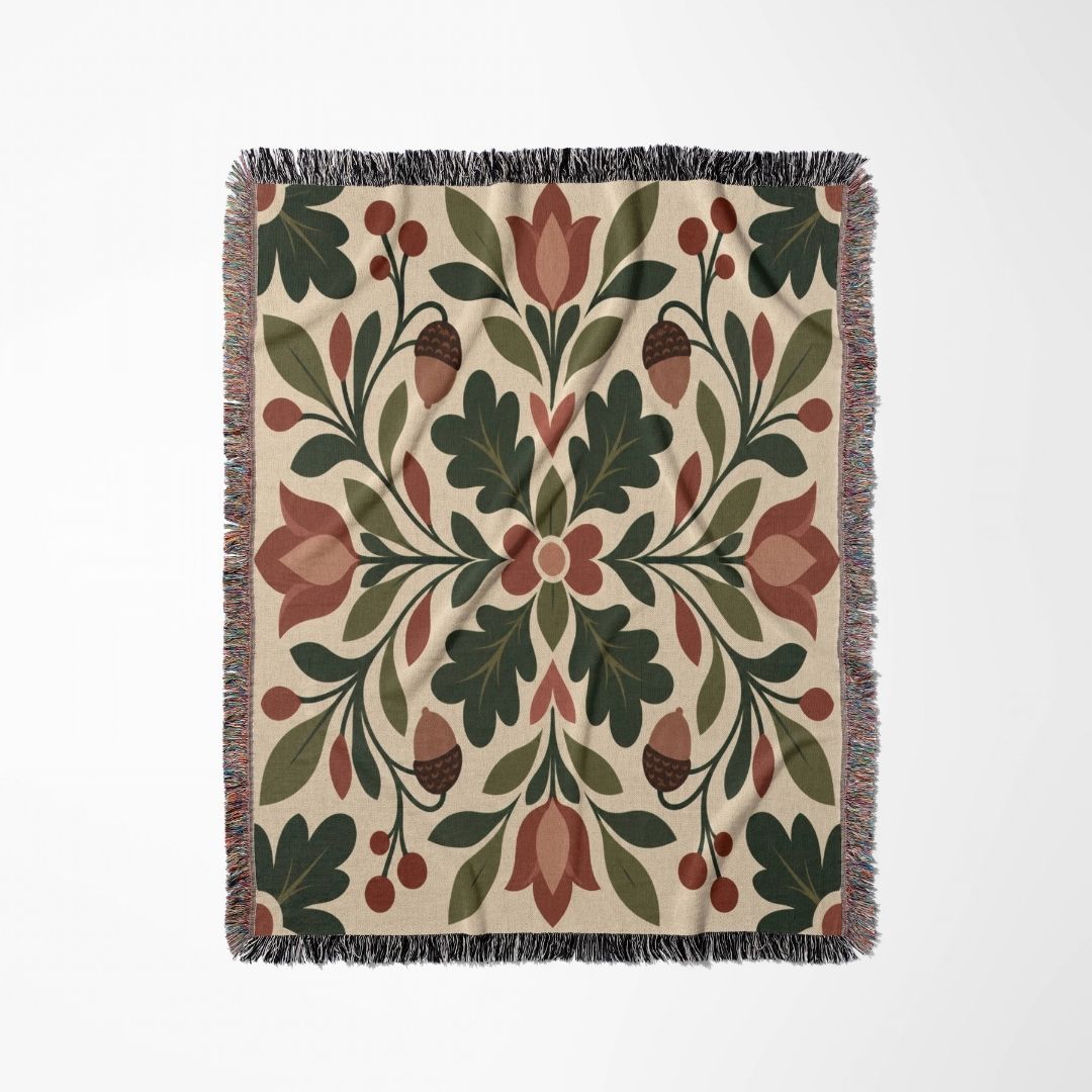 Autumn Heritage Woven Blanket
