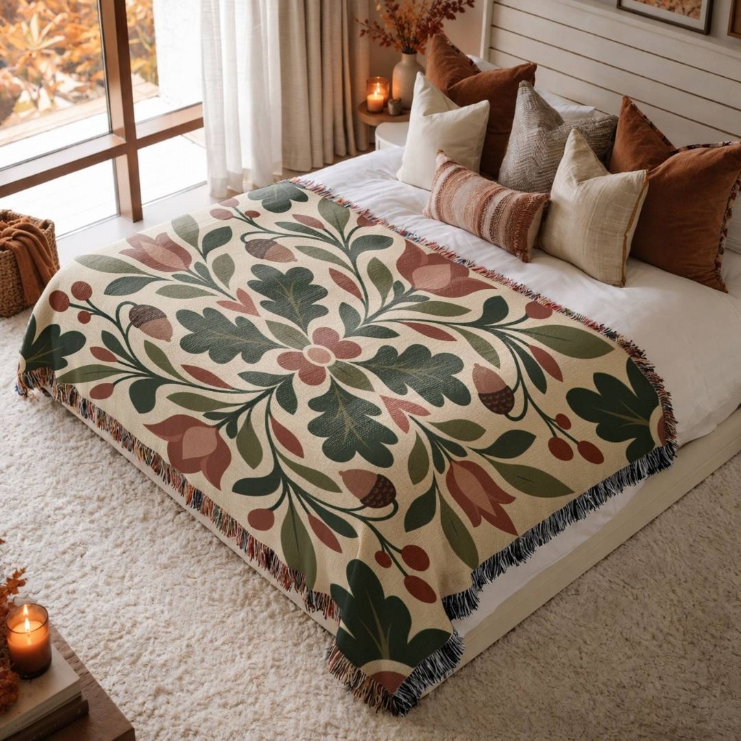 Autumn Heritage Woven Blanket