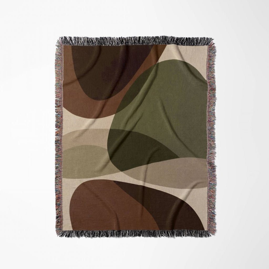 Autumn Terrain Woven Blanket