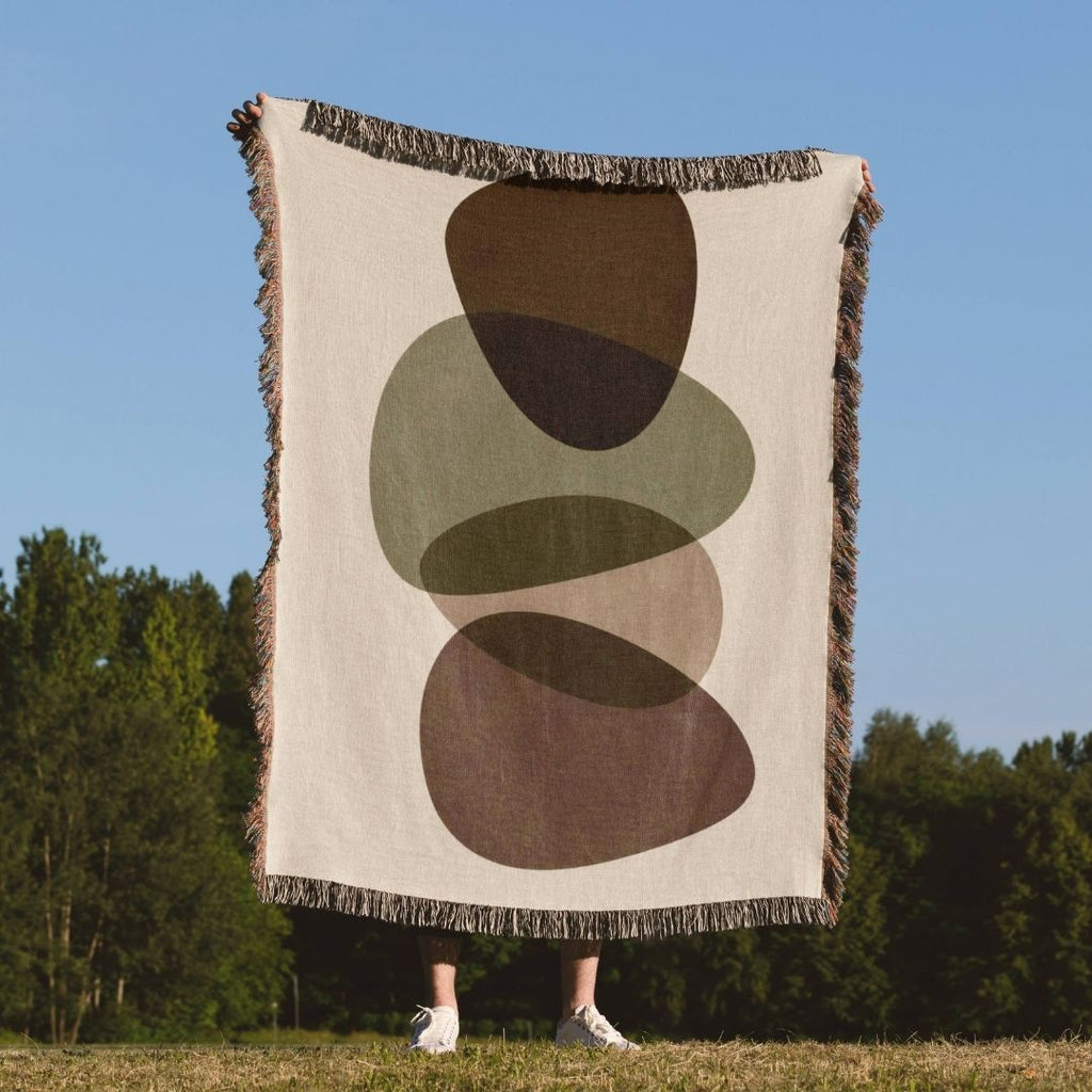 Cairn Stack Woven Blanket