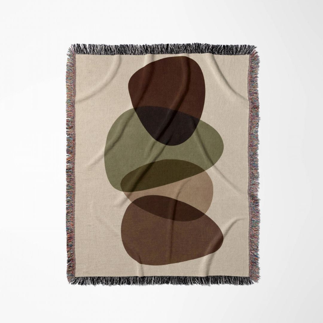 Cairn Stack Woven Blanket