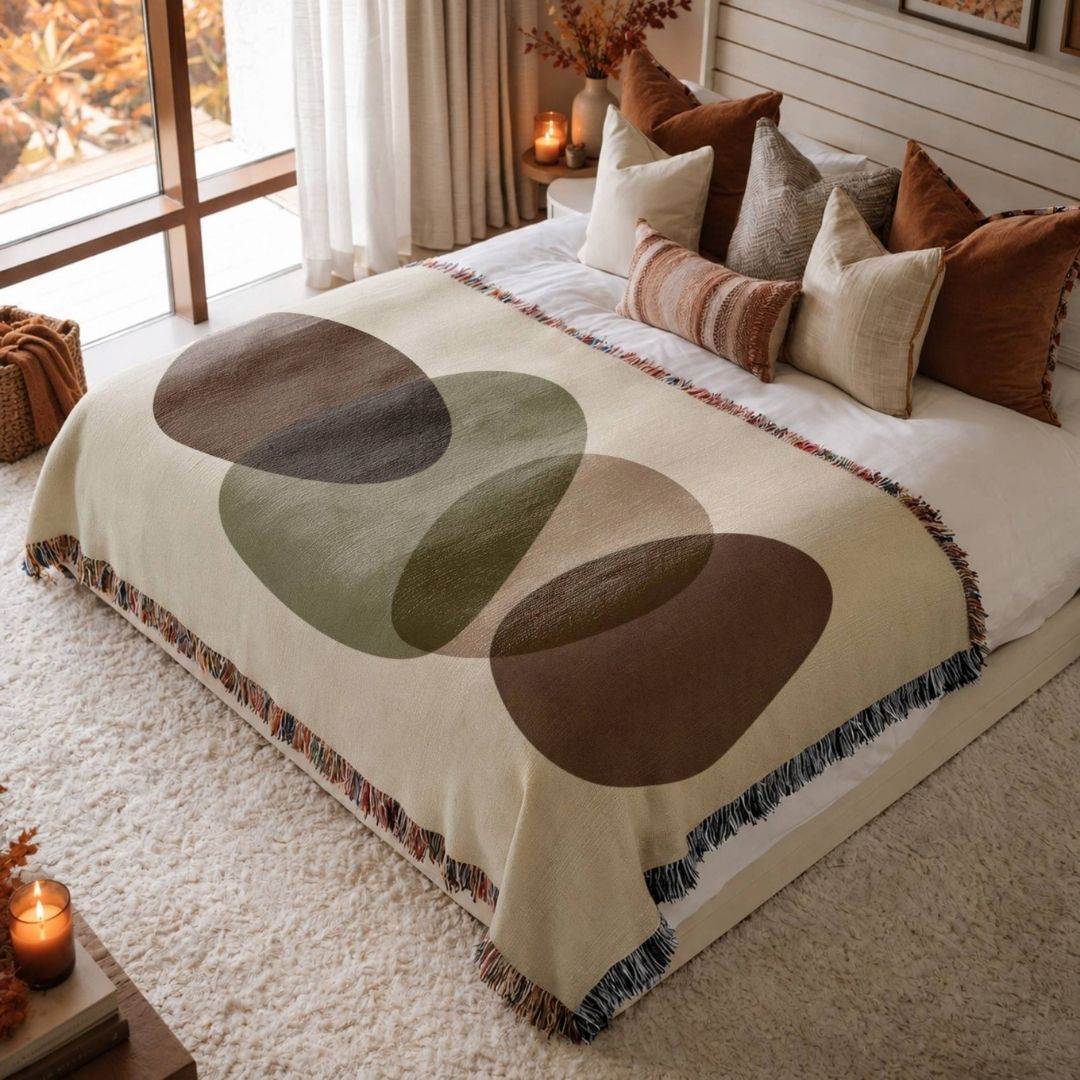 Cairn Stack Woven Blanket
