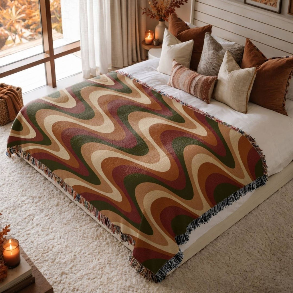 Groove Harvest Woven Blanket