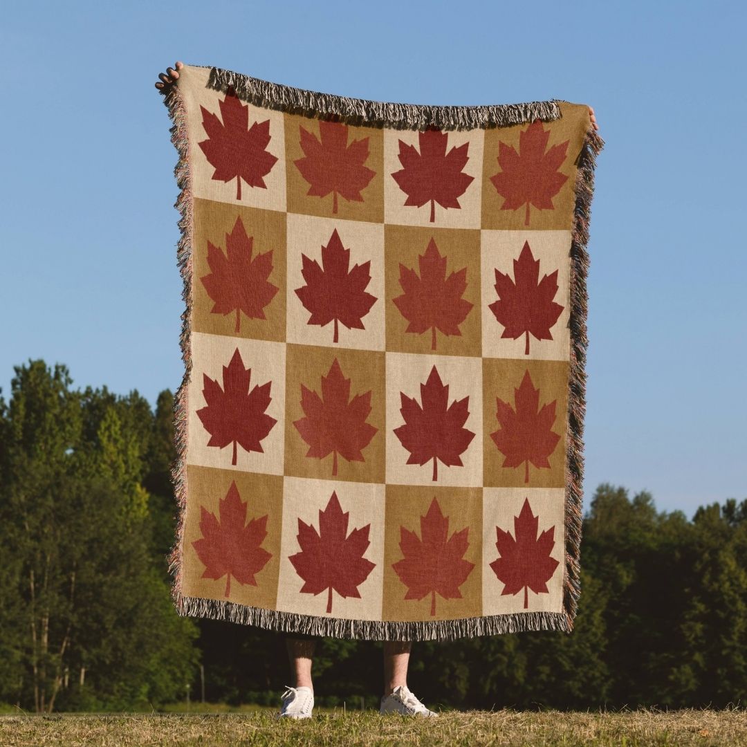 Maple Hearth Woven Blanket