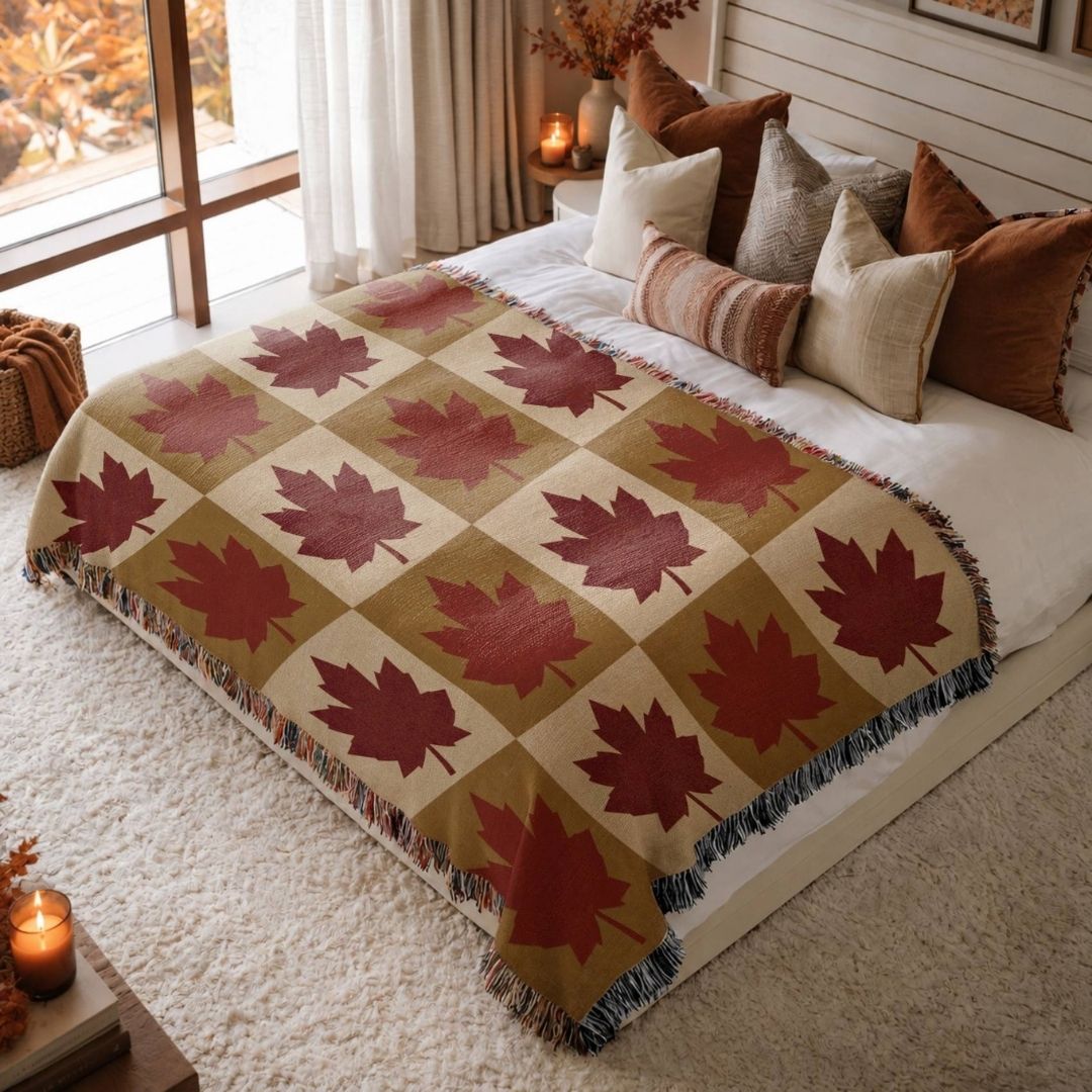 Maple Hearth Woven Blanket