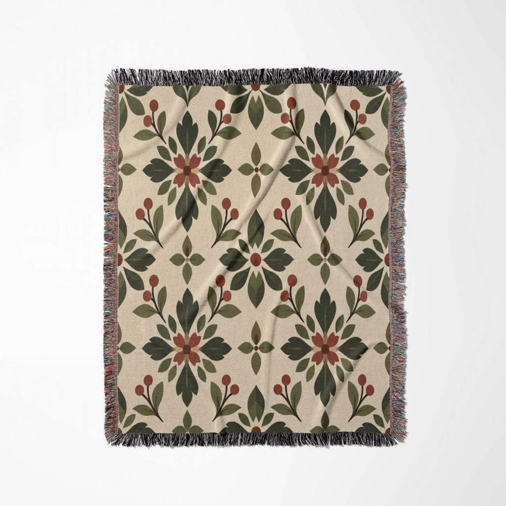 Meadow Bloom Woven Blanket