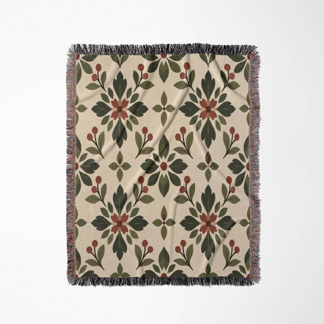 Meadow Bloom Woven Blanket