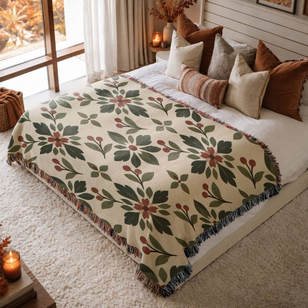 Meadow Bloom Woven Blanket