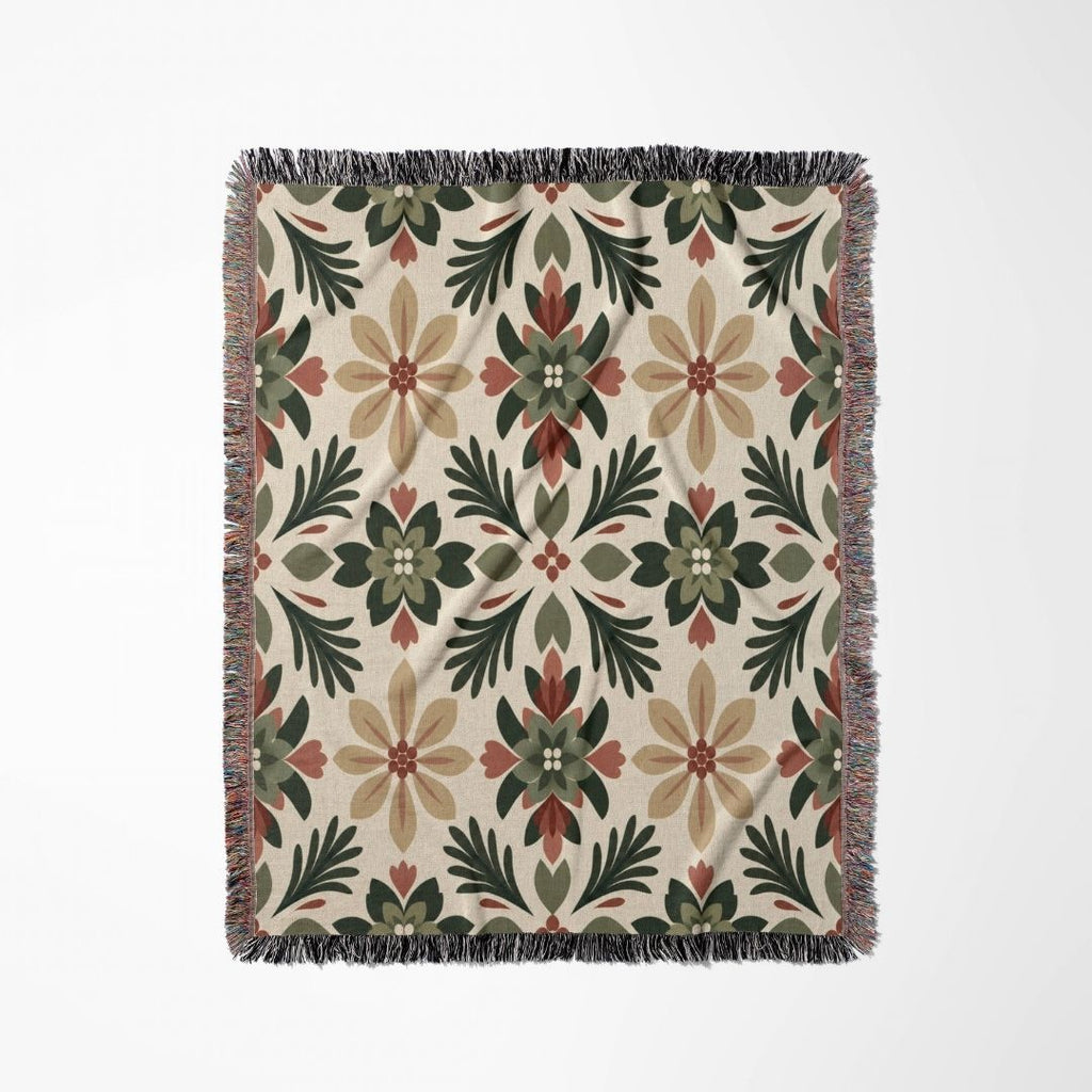 Meadow Folk Woven Blanket