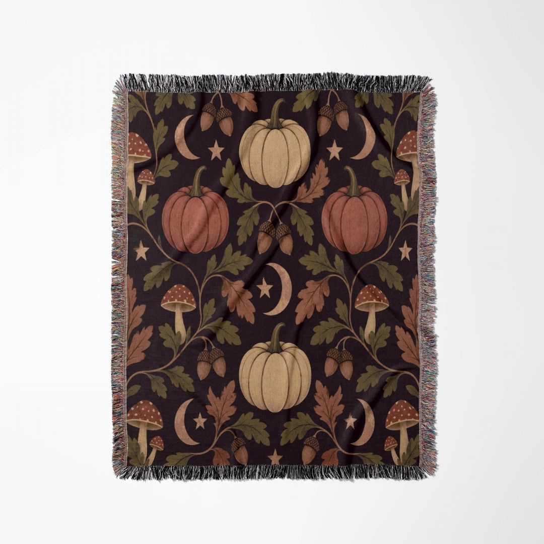 Midnight Harvest Woven Blanket