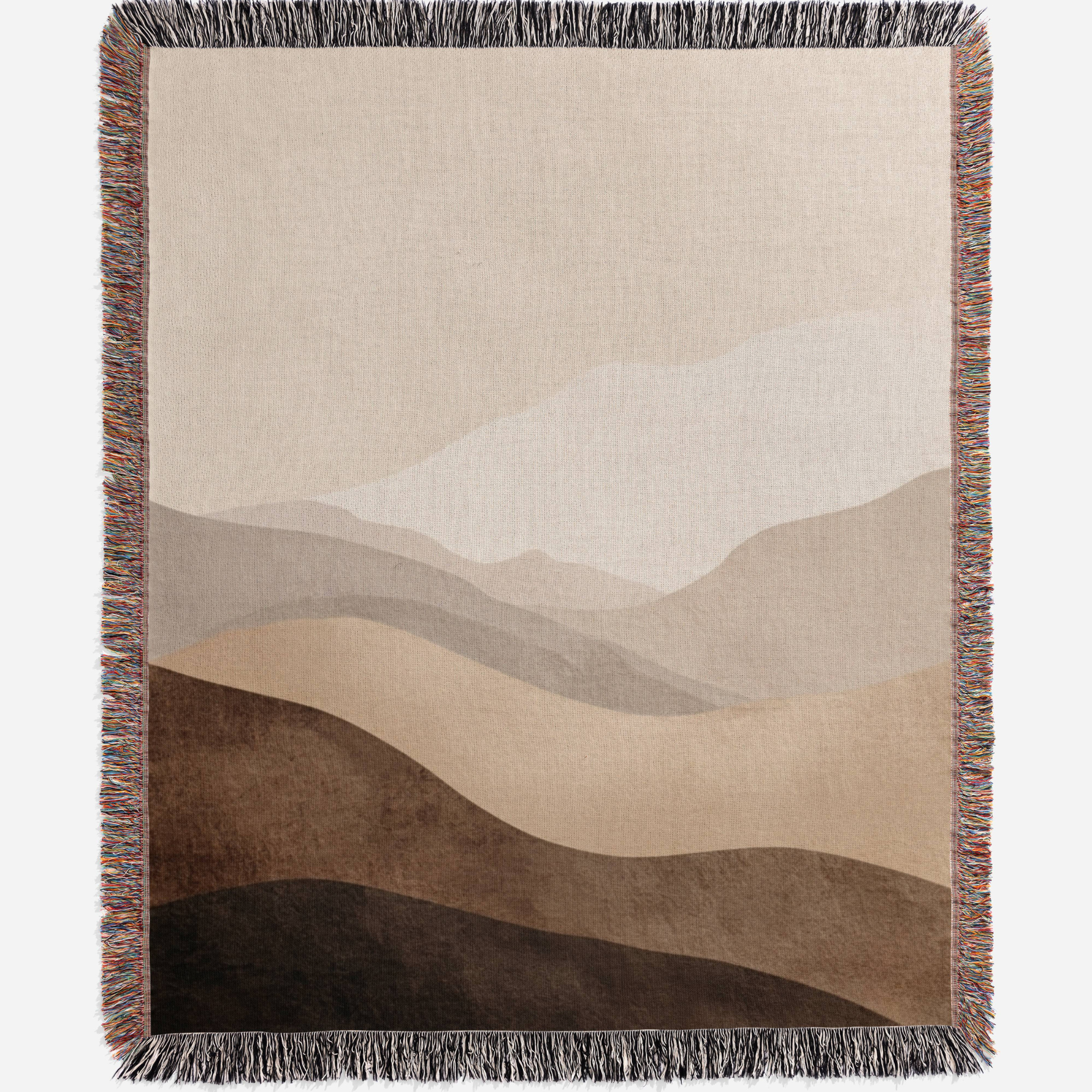 Misty Mountain Fells Woven Blanket