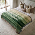 Nordic Aurora Pines Woven Blanket