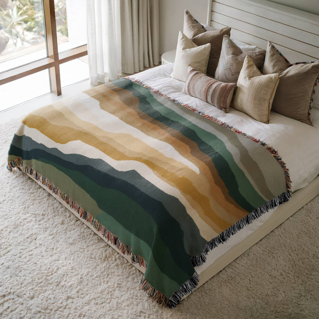 Earth Flow Woven Blanket