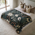 Nordic Bird Woven Blanket