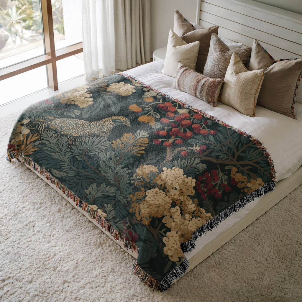 Forest Haven Woven Blanket