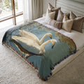 Swan Harmony Woven Blanket