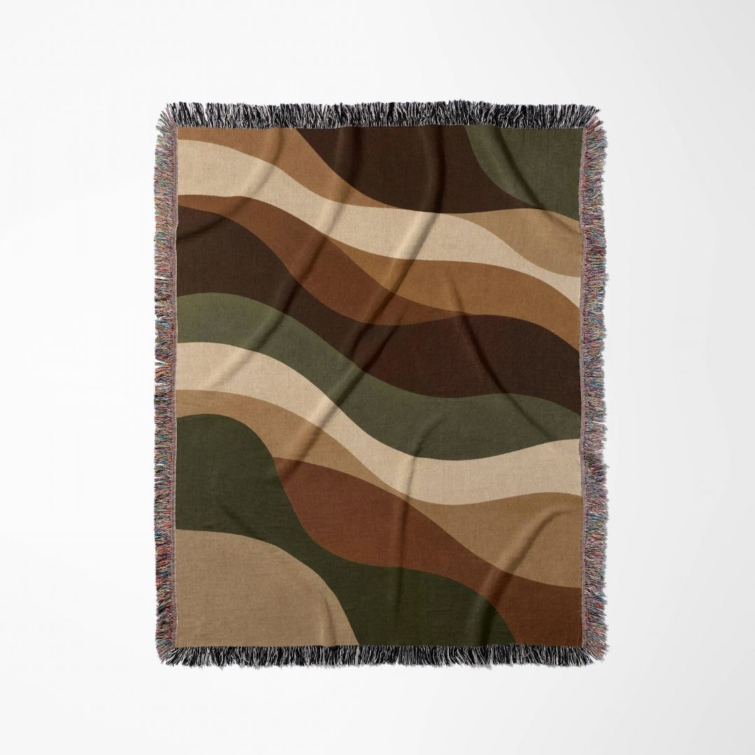 Nordic Earth Woven Blanket