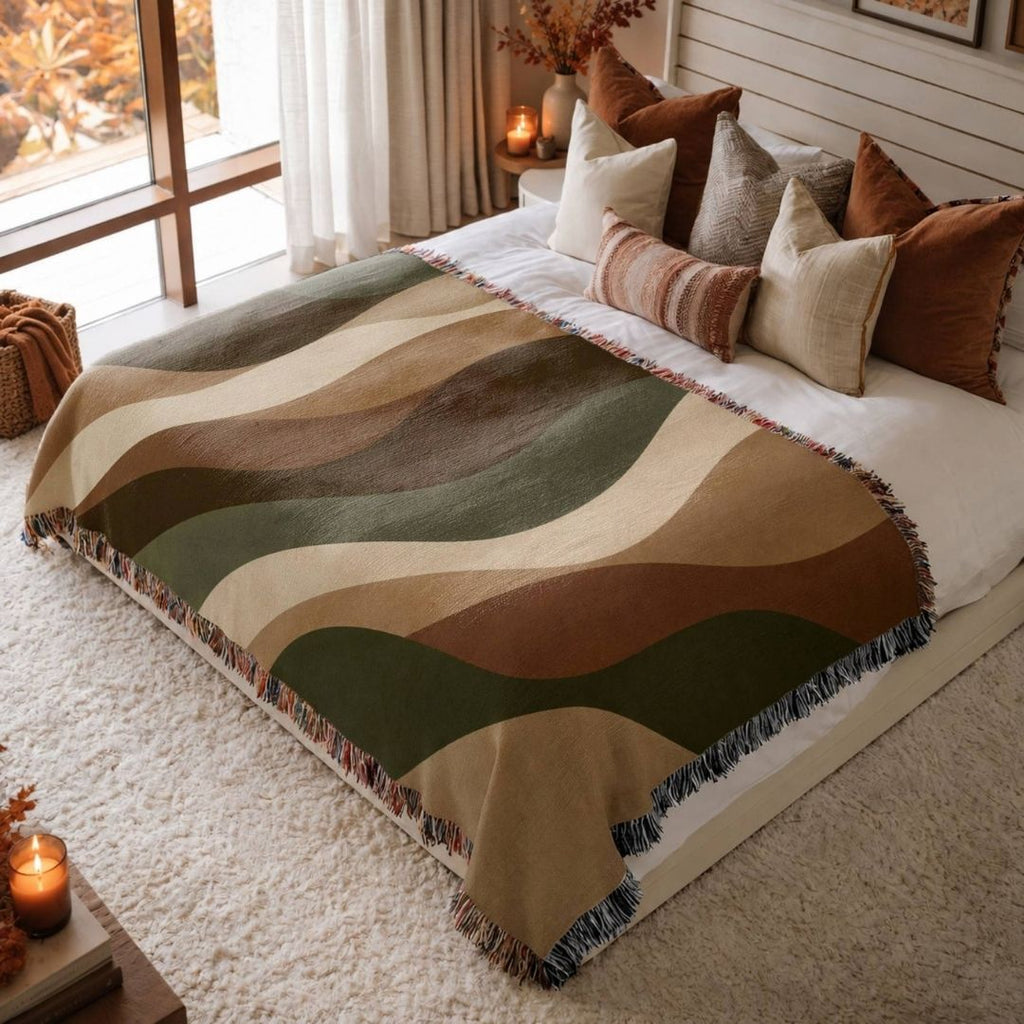 Nordic Earth Woven Blanket