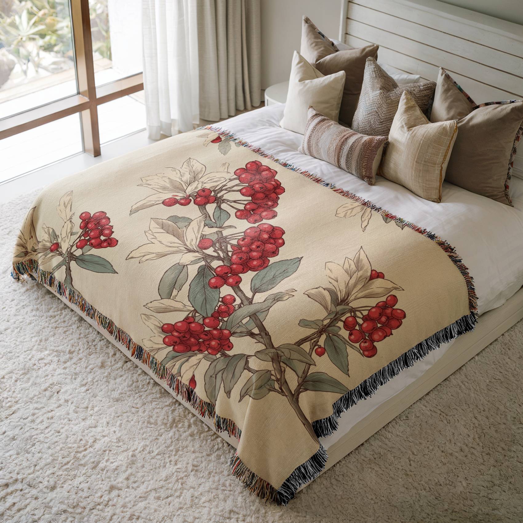 Rowanberry Woven Blanket