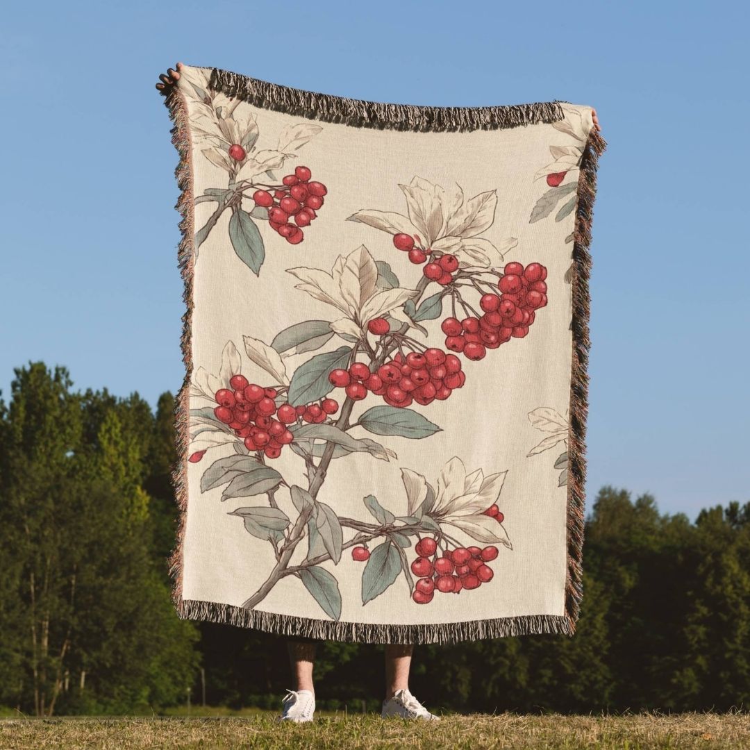 Rowanberry Woven Blanket