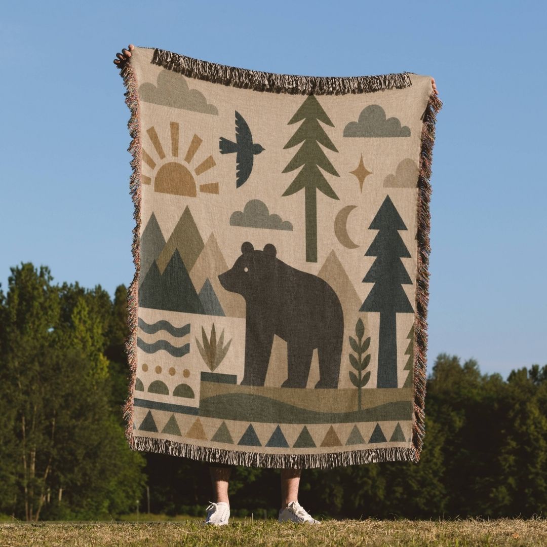Bear Country Woven Blanket