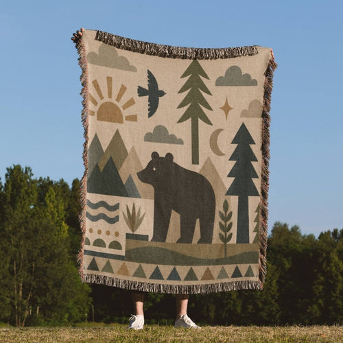 Bear Country Woven Blanket