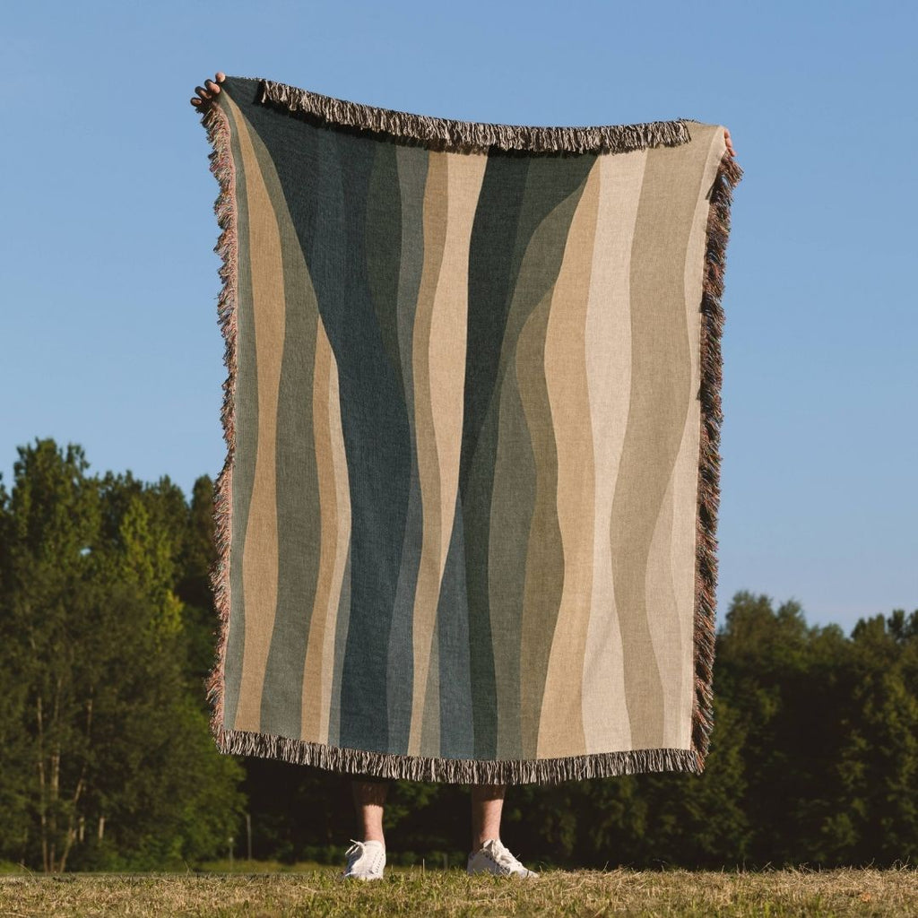 Deep Terrain Woven Blanket