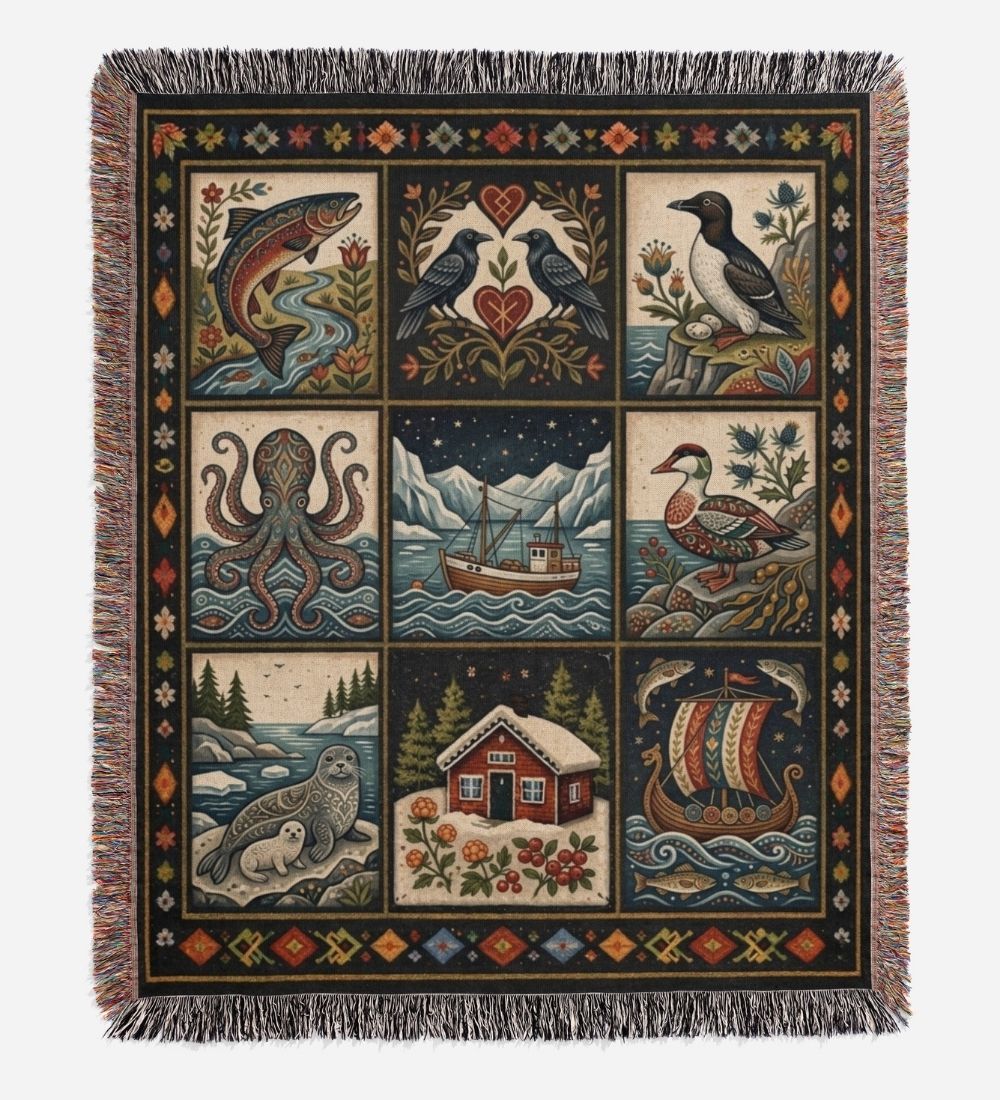 Nordic Tales Woven Blanket