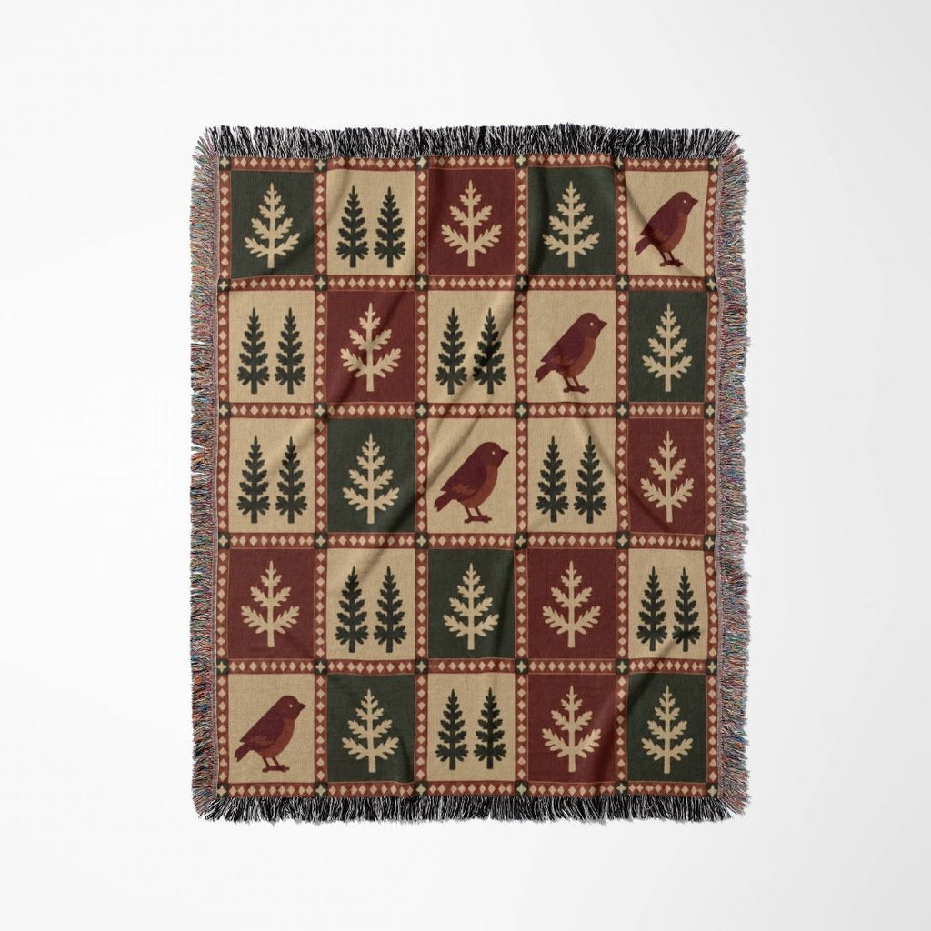 Pinewood Robin Woven Blanket