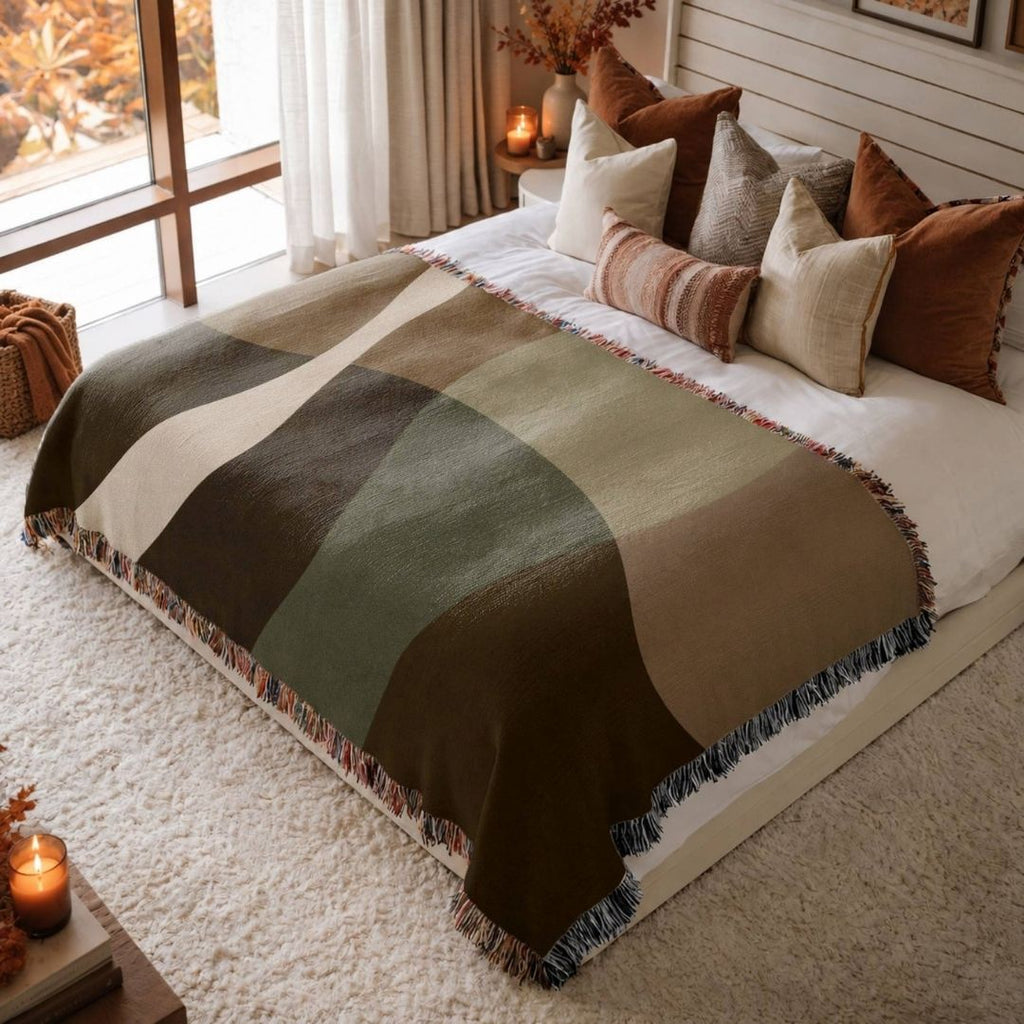 Ridgeline Drift Woven Blanket