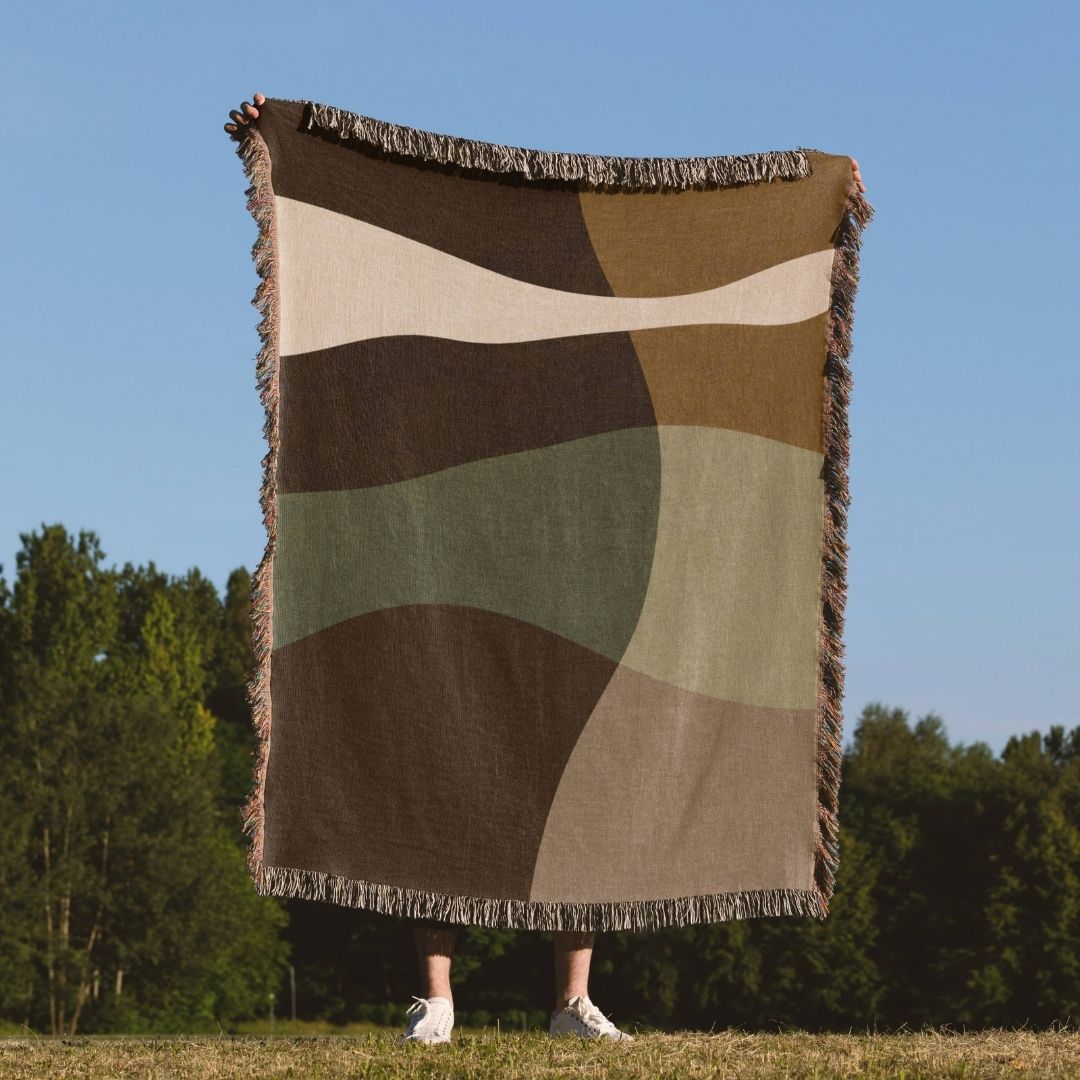 Ridgeline Drift Woven Blanket