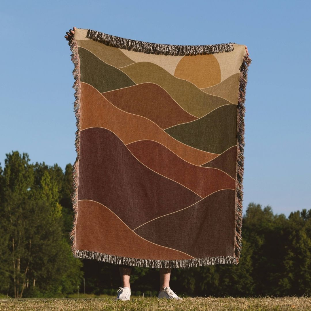 Sunset Ridge Woven Blanket