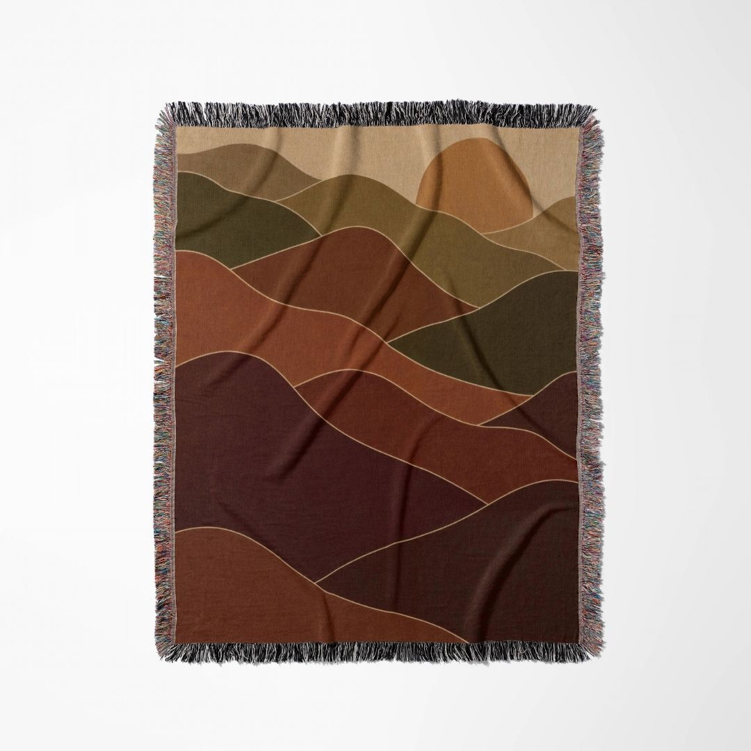 Sunset Ridge Woven Blanket