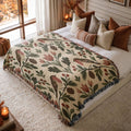 Woodland Robin Woven Blanket