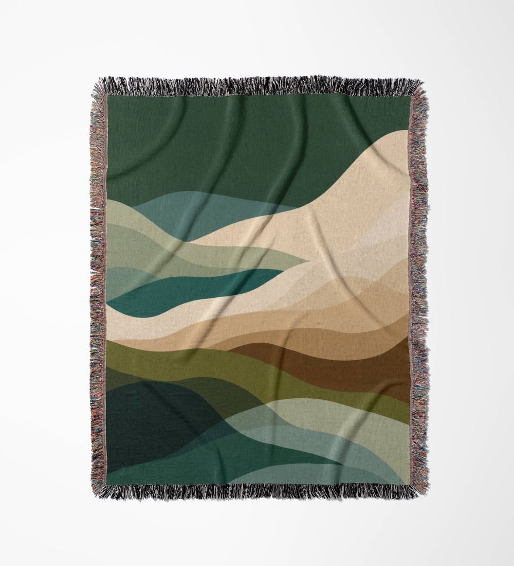 Forest Flow Woven Blanket