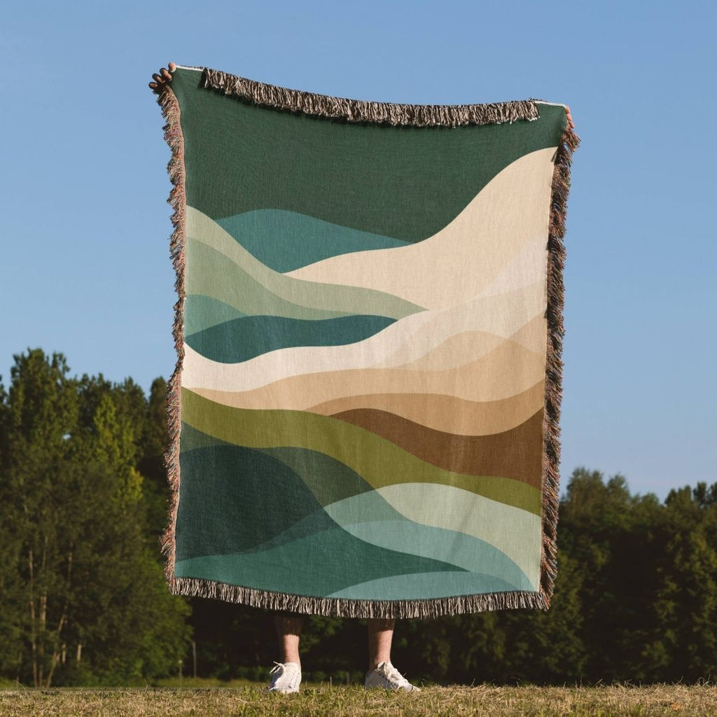 Forest Flow Woven Blanket