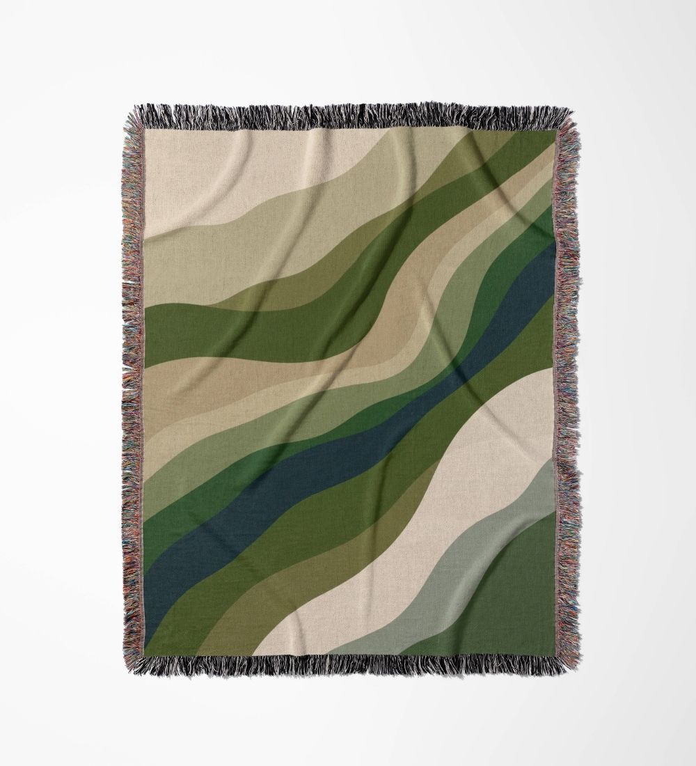Soft Blossom Woven Blanket