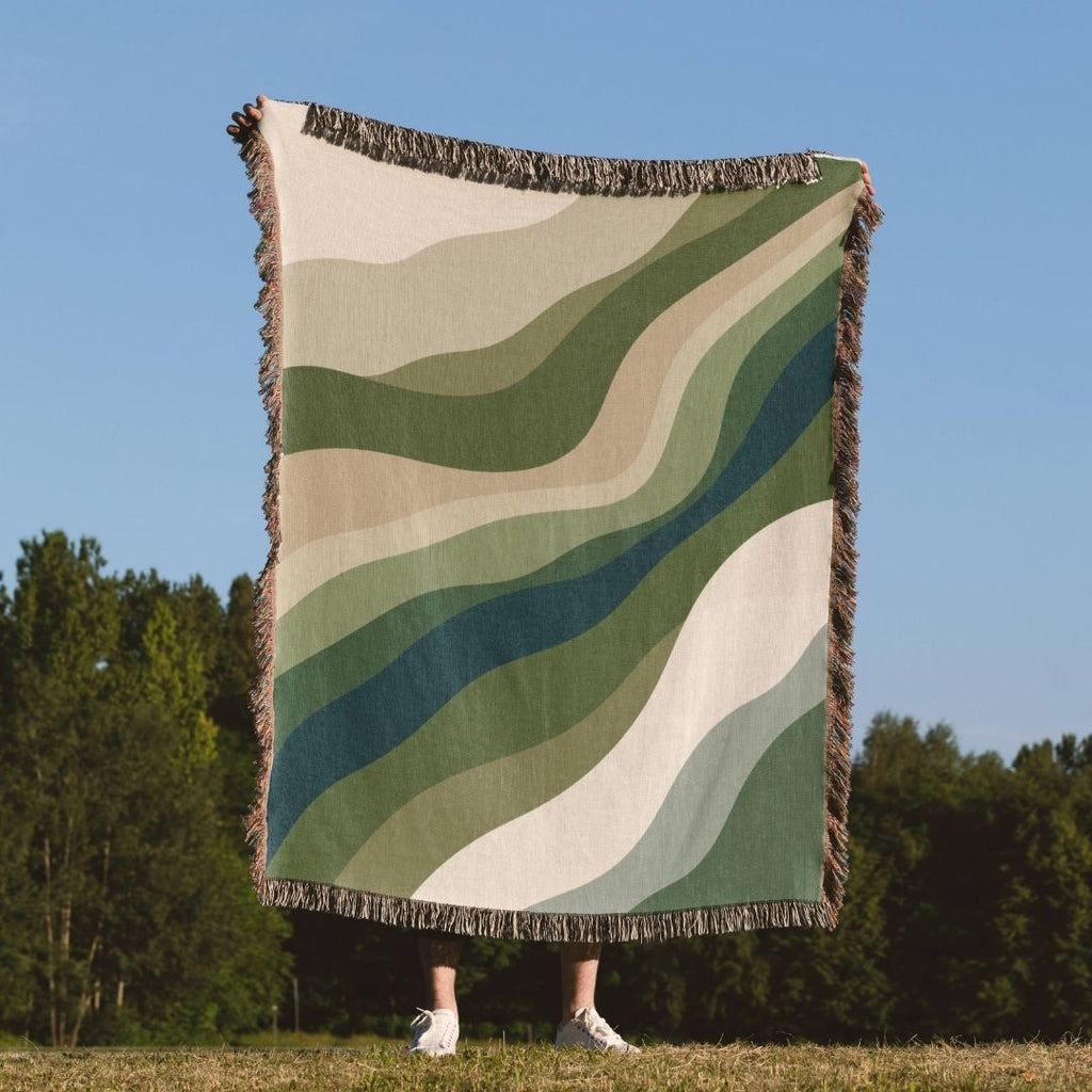Soft Blossom Woven Blanket