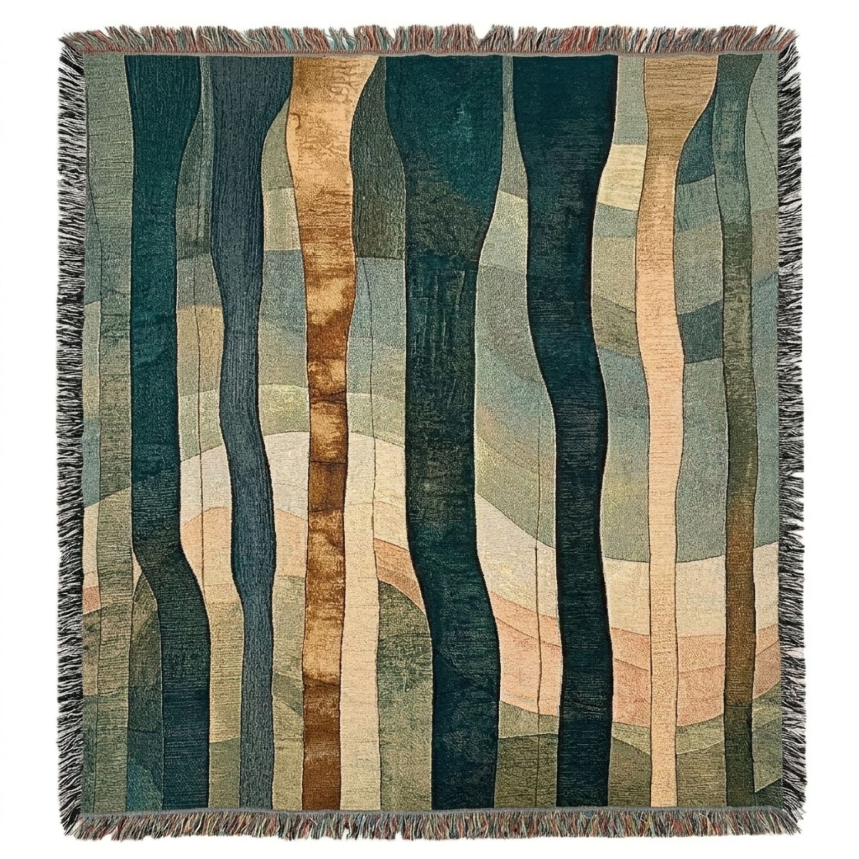 Deep Forest Dreams Woven Blanket