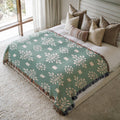 Nordic Snowfall Woven Blanket